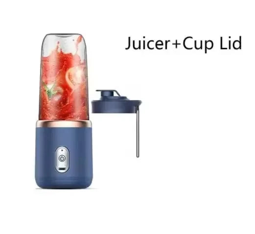 Portable Handheld USB Personal Mini Juicer Cup with Single or Double Cups for Travel Blender for Water Bottles
