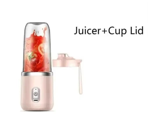 Portable Handheld USB Personal Mini Juicer Cup with Single or Double Cups for Travel Blender for Water Bottles